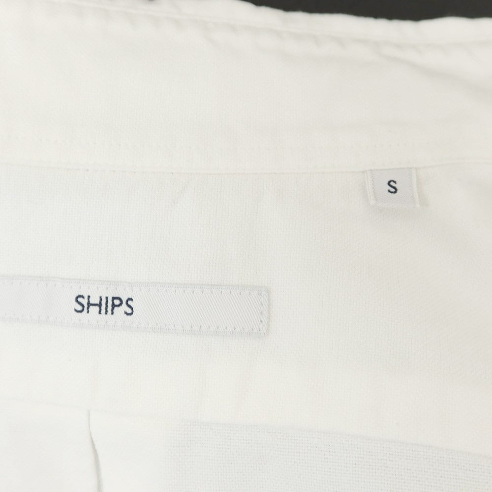 [Used] SHIPS Oxford Cotton Button-Down Shirt White [S] [Condition Rank B] ​​[Men&