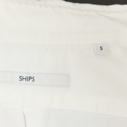 [Used] SHIPS Oxford Cotton Button-Down Shirt White [S] [Condition Rank B] ​​[Men&