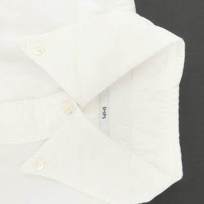 [Used] SHIPS Oxford Cotton Button-Down Shirt White [S] [Condition Rank B] ​​[Men&