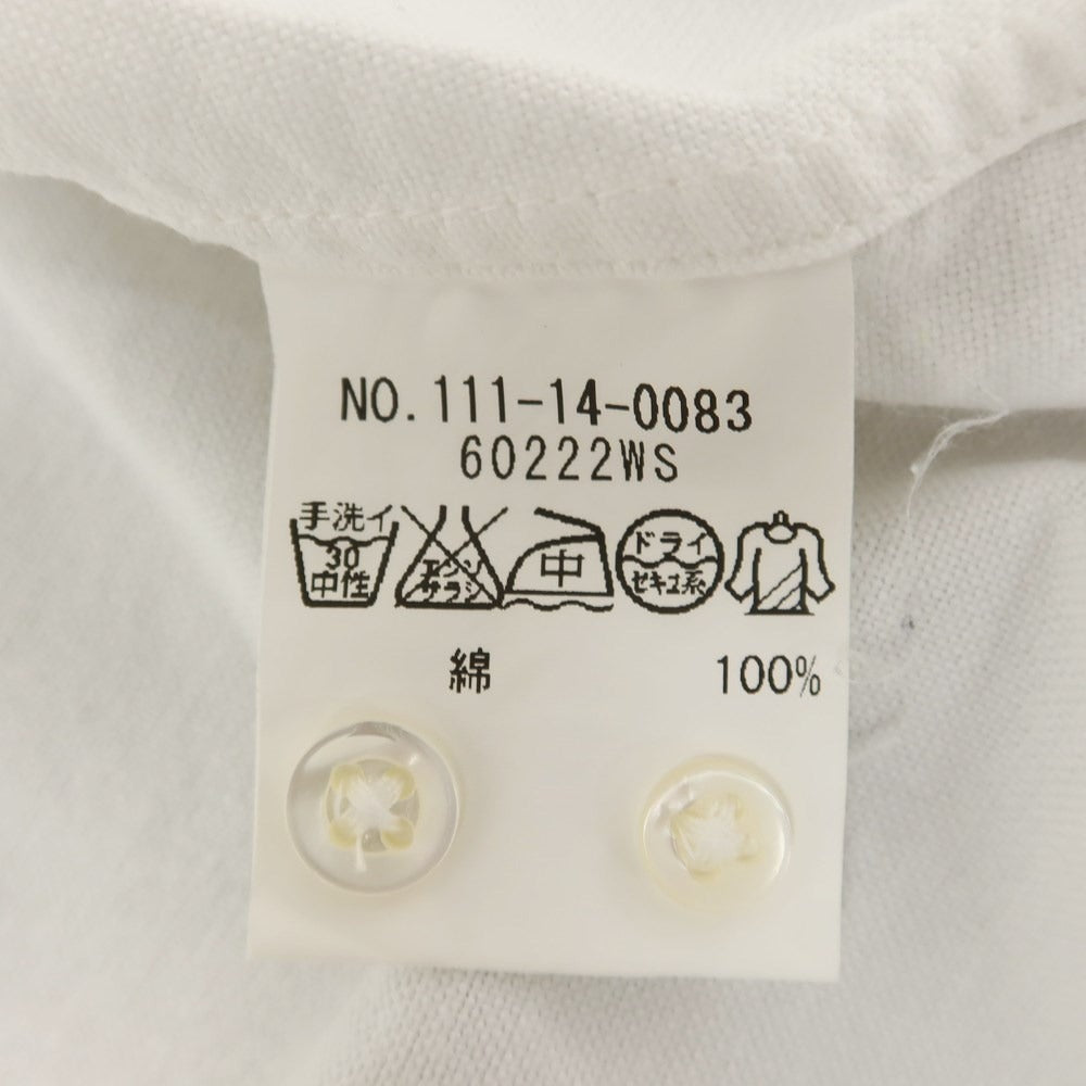 [Used] SHIPS Oxford Cotton Button-Down Shirt White [S] [Condition Rank B] ​​[Men&