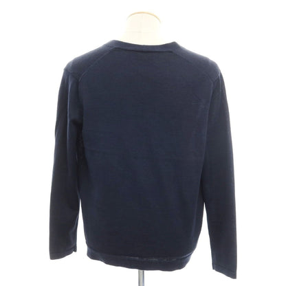 [Used] EDIFICE Linen Polyester Cardigan Navy [Size S] [NVY] [S/S] [Condition Rank C] [Men&