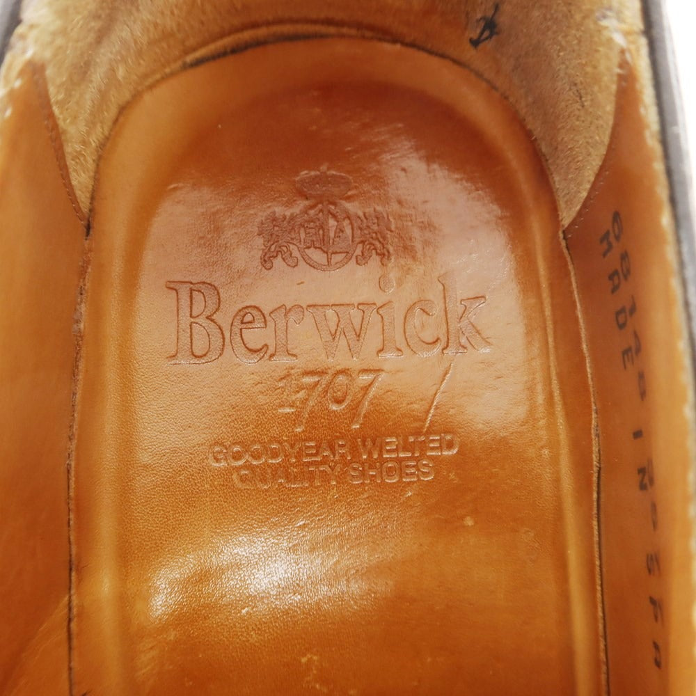 [Used] Berwick Straight Tip Dress Shoes Black [5 1/2] [Condition Rank B] ​​[Men&