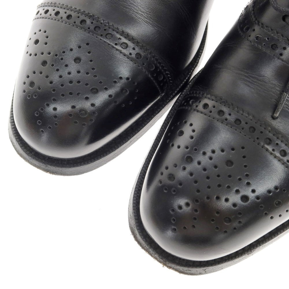 [Used] Berwick Semi-brogue Dress Shoes Black [6] [Condition Rank B] ​​[Men&