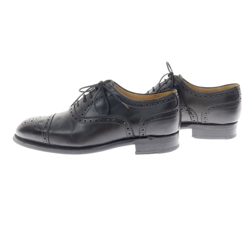 [Used] Berwick Semi-brogue Dress Shoes Black [6] [Condition Rank B] ​​[Men&