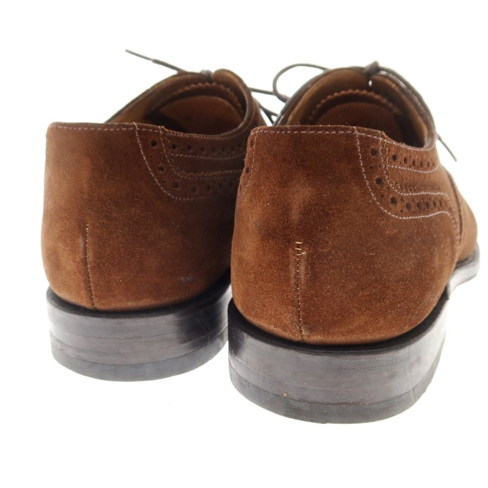 [Used] Herring Shoes READING Suede Semi-Brogue Dress Shoes Brown [6] [Condition Rank B] ​​[Men&