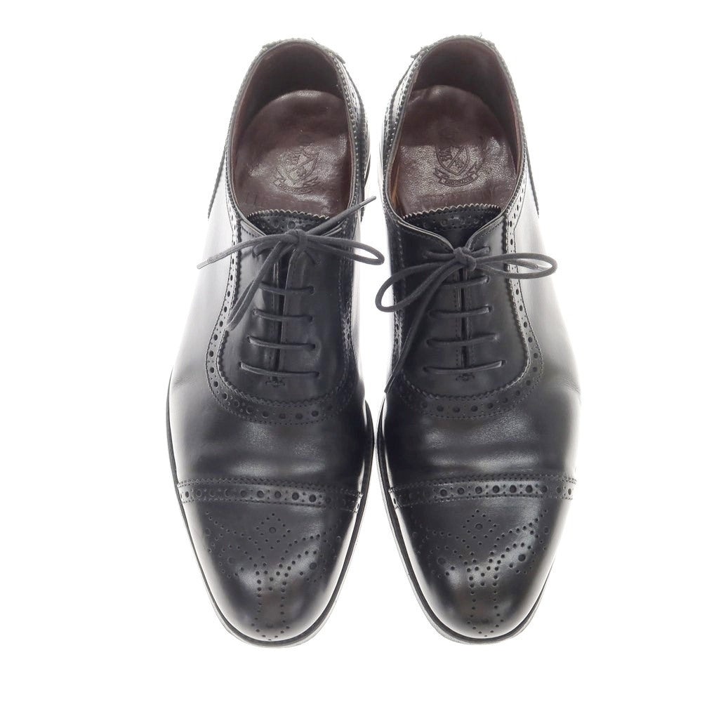 【中古】ヘリングシューズ Herring Shoes EDWARD2 セミブローグ ドレスシューズ ブラック【 6 F 】【 状態ランクB 】【 メンズ 】