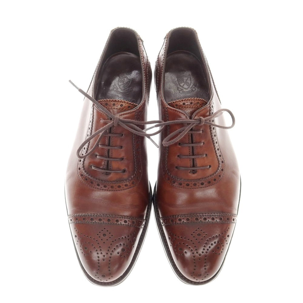 【中古】ヘリングシューズ Herring Shoes EDWARD2 セミブローグ ドレスシューズ ブラウン【 6 F 】【 状態ランクC 】【 メンズ 】