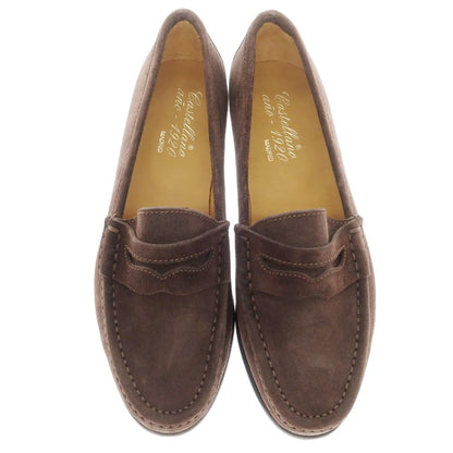 [Used] [Unused] CASTELLANO Suede Coin Loafers Brown [39] [Condition Rank S] [Men&