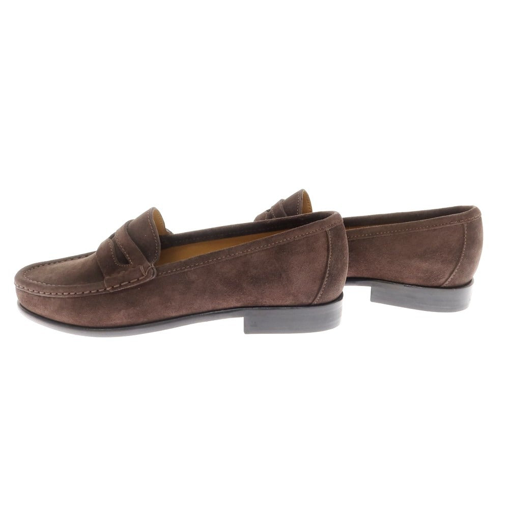 [Used] [Unused] CASTELLANO Suede Coin Loafers Brown [39] [Condition Rank S] [Men&