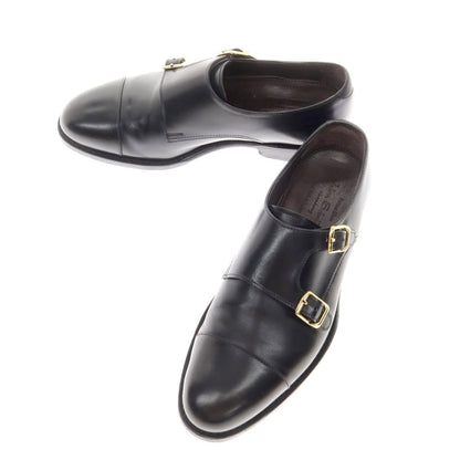 [Used] JALAN SRIWIJAYA EDWARD Double Monk Dress Shoes Black [6] [Condition Rank B] ​​[Men&