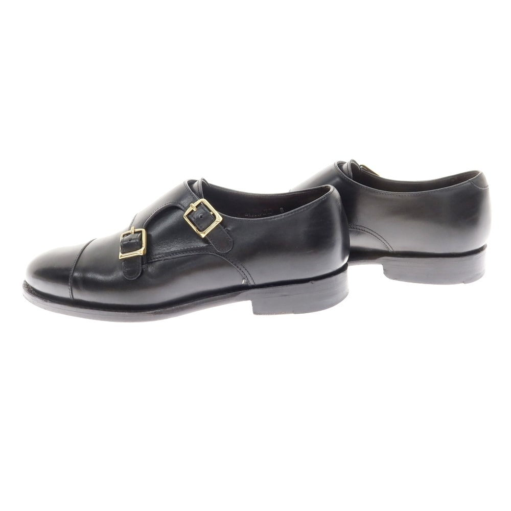 [Used] JALAN SRIWIJAYA EDWARD Double Monk Dress Shoes Black [6] [Condition Rank B] ​​[Men&