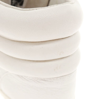 [Used] Alexander McQueen Leather Mid-Cut Sneakers White x Ivory [25.5] [Condition Rank C] [Men&