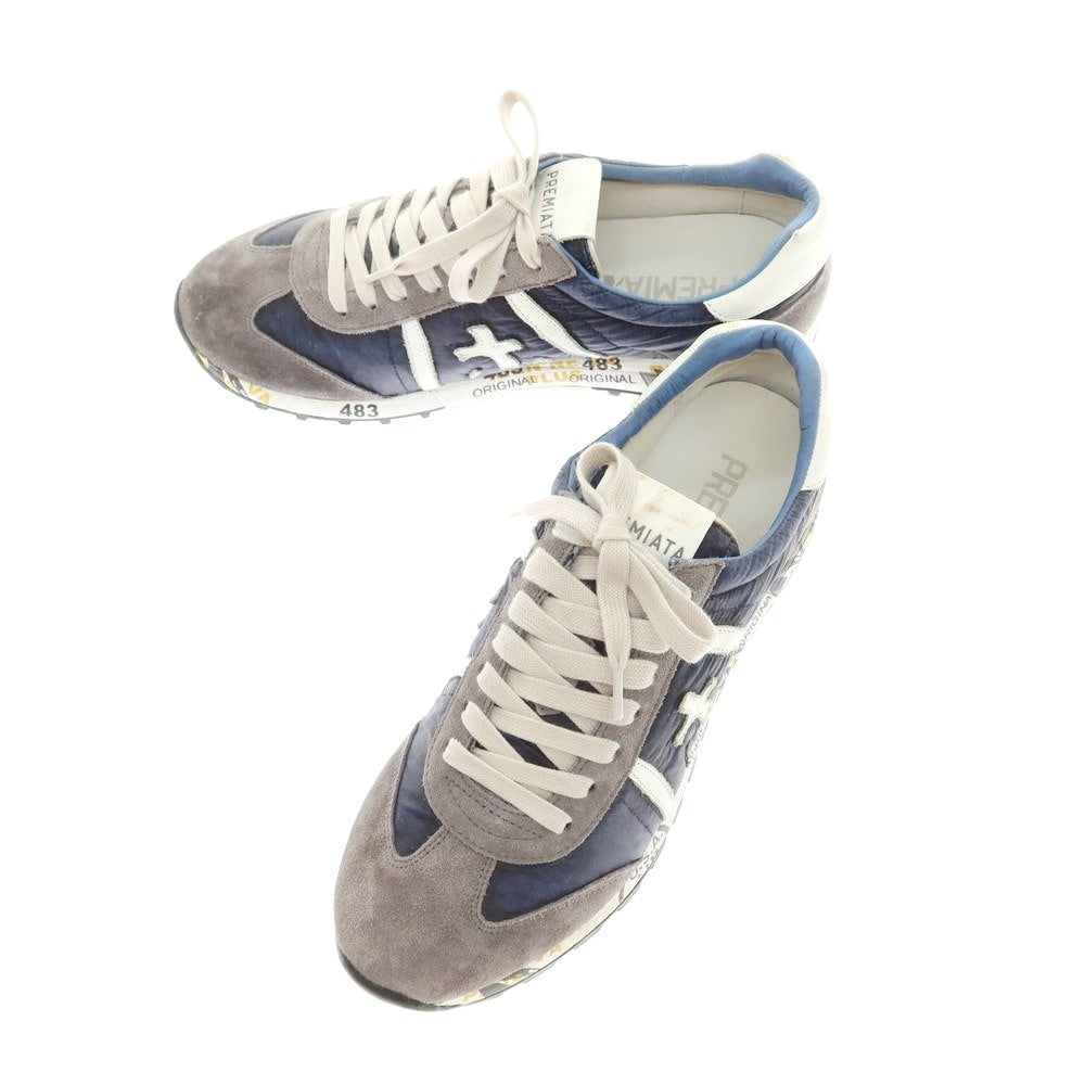 【中古】プレミアータ PREMIATA LUCY スニーカー ネイビーxグレー【 39 】【 状態ランクB 】【 メンズ 】