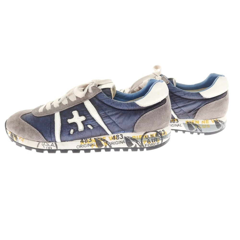 【中古】プレミアータ PREMIATA LUCY スニーカー ネイビーxグレー【 39 】【 状態ランクB 】【 メンズ 】