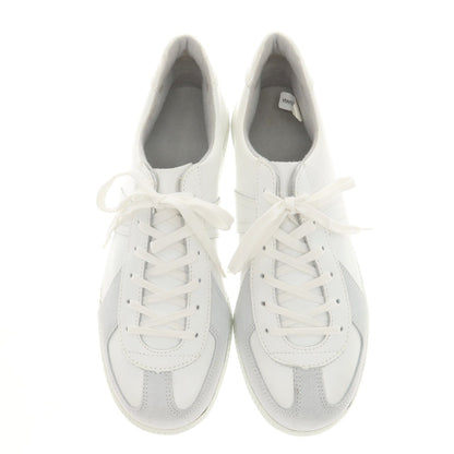 [Used] GERMAN TRAINER Leather Sneakers White x Grey [39] [Condition Rank B] ​​[Men&