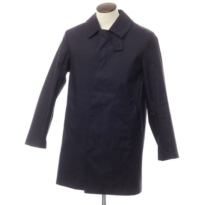 [Used] Mackintosh Cotton Balmacaan Coat Navy [40] [Condition Rank B] [Men&