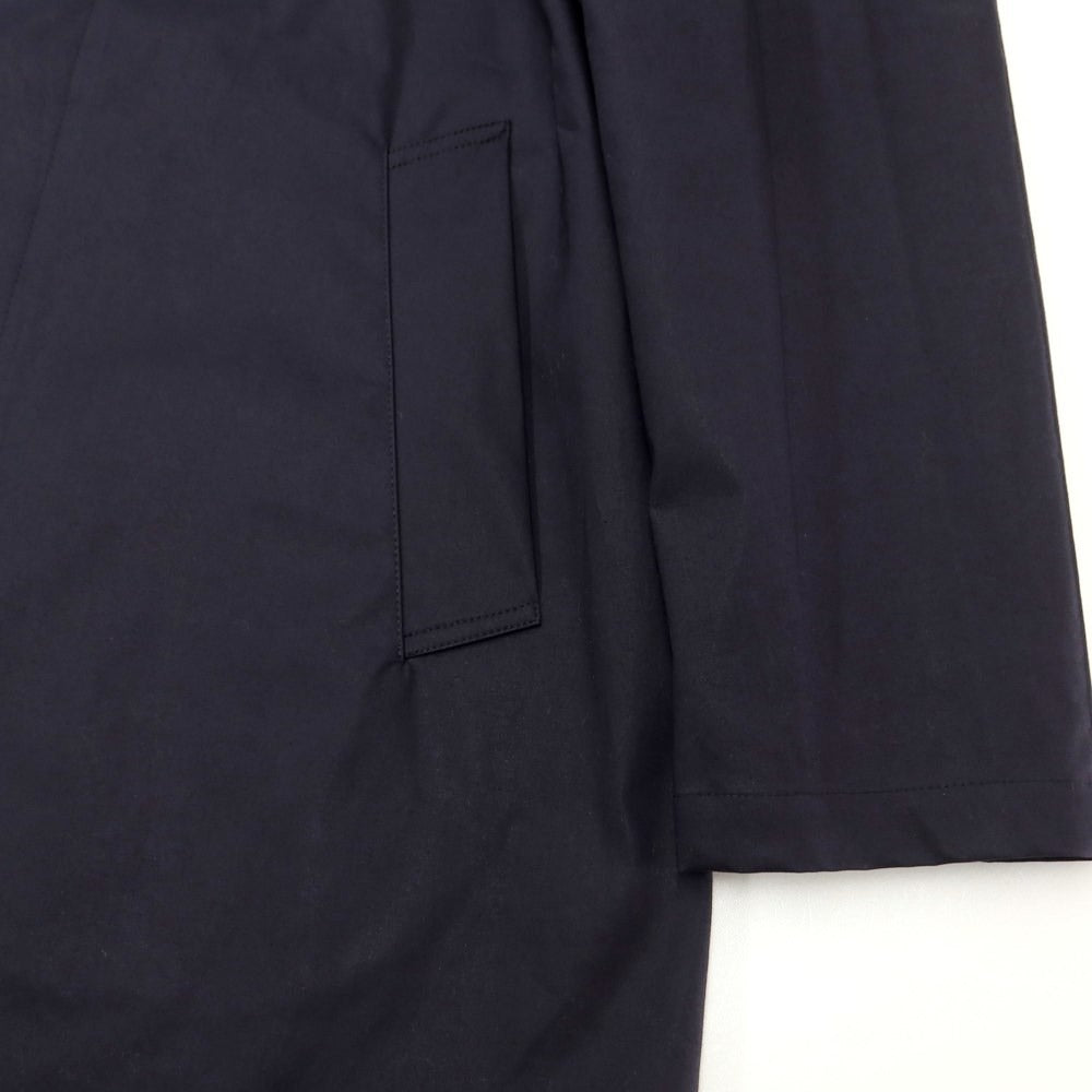 [Used] Mackintosh Cotton Balmacaan Coat Navy [40] [Condition Rank B] [Men&