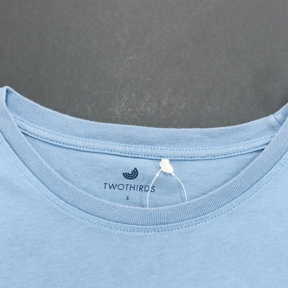 [Used] TWOTHIRDS Cotton Crew Neck Short Sleeve T-Shirt Blue [Size S] [BLU] [S/S] [Condition Rank C] [Men&