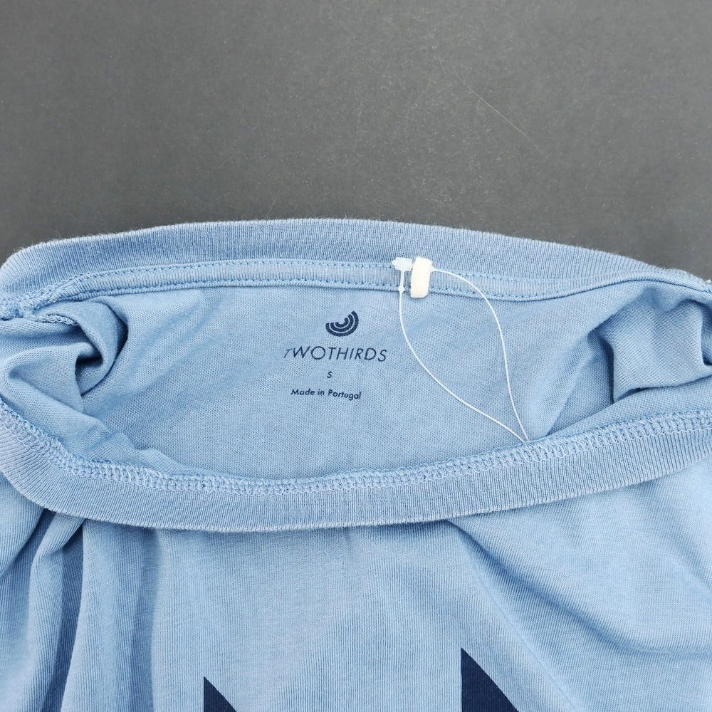 [Used] TWOTHIRDS Cotton Crew Neck Short Sleeve T-Shirt Blue [Size S] [BLU] [S/S] [Condition Rank C] [Men&