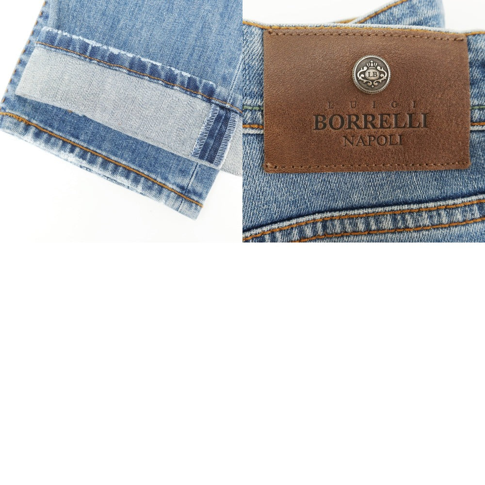 [Used] Luigi Borrelli Stretch Denim Jeans Blue [33] [Condition Rank B] ​​[Men&