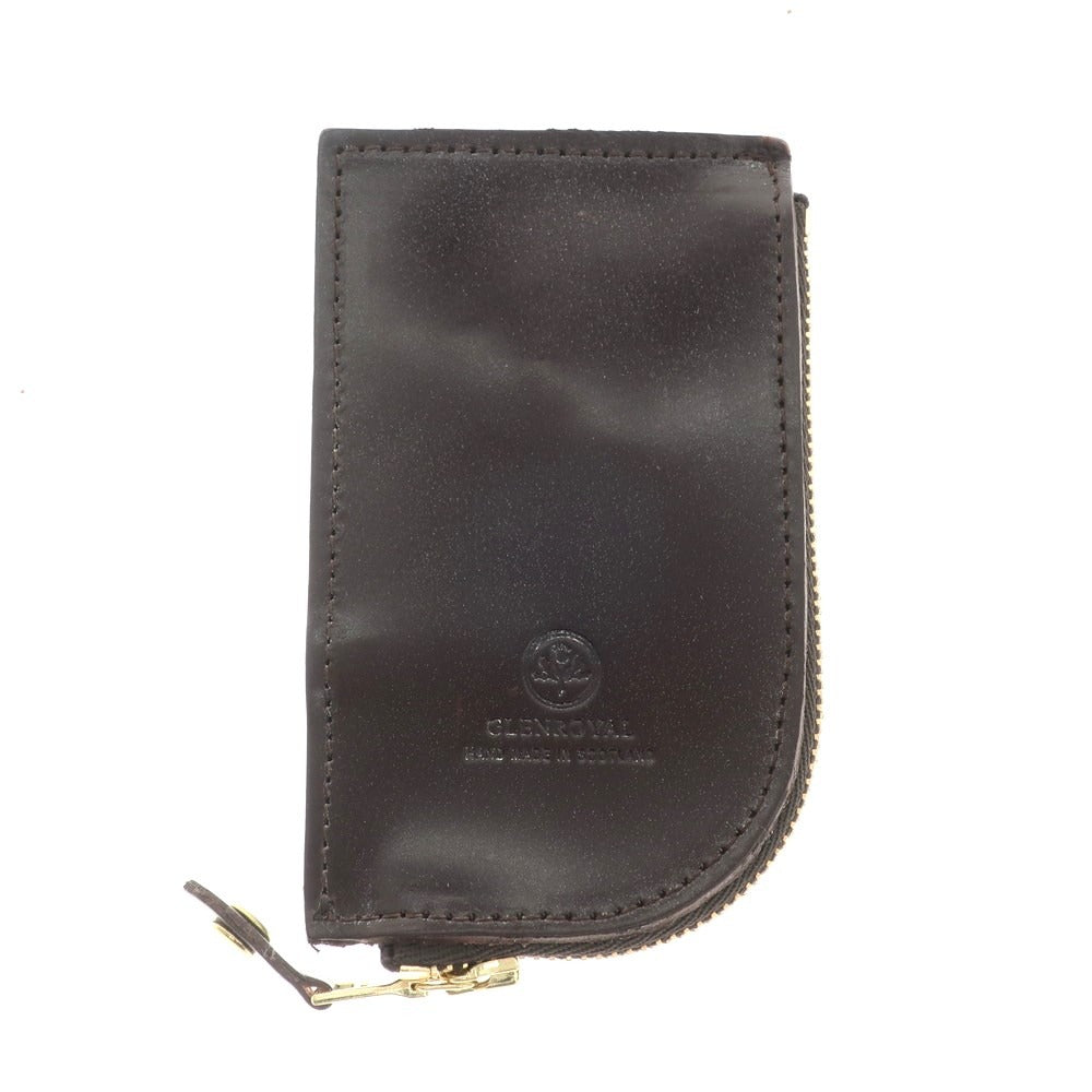 [Used] [Unused] GLENROYAL Bridle Leather Key Case Dark Brown [Condition Rank S] [Men&