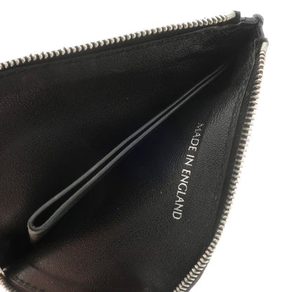 [Used] SIMPSON LONDON Leather Zip Wallet Black [Condition Rank C] [Men&