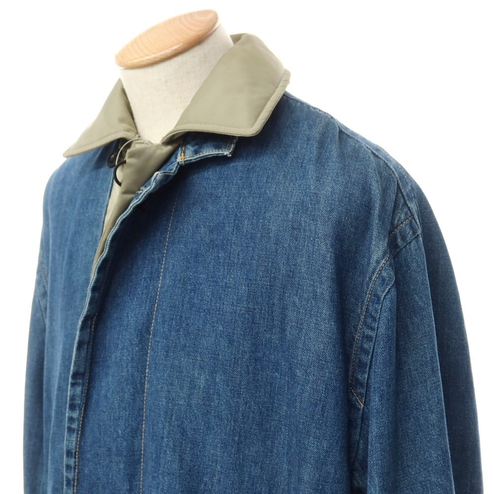 [Used] Sacai denim nylon switching long coat blue [1] [Condition rank C] [Men&