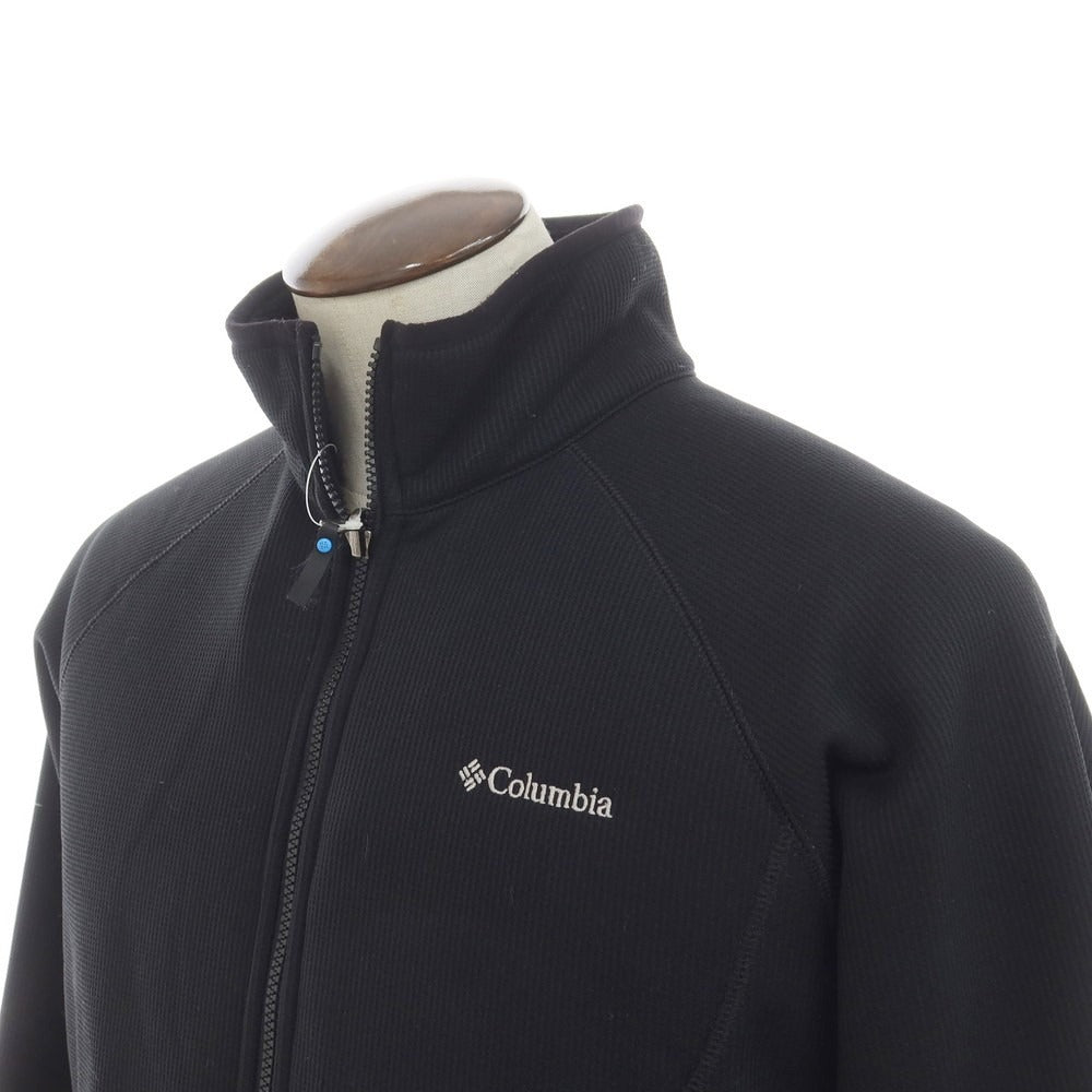 【中古】コロンビア Columbia リバーシブル ポリエステル ワッフル スタンドカラー フリースジャケット ブラック【 XL 】【 状態ランクB 】【 メンズ 】