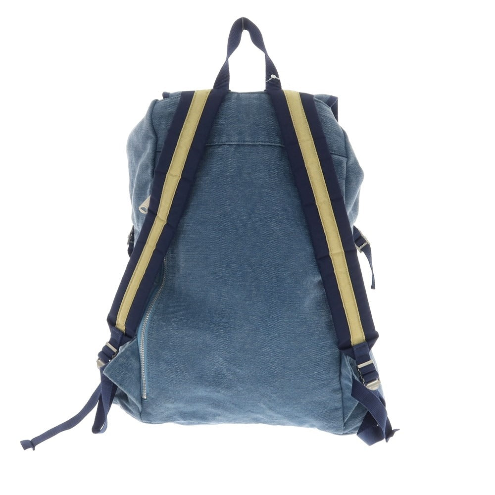 【中古】ポーター PORTER × fennica、B印YOSHIDA fennica Hill Pack キャンバス バックパック・リュック ブルー【 状態ランクC 】【 メンズ 】