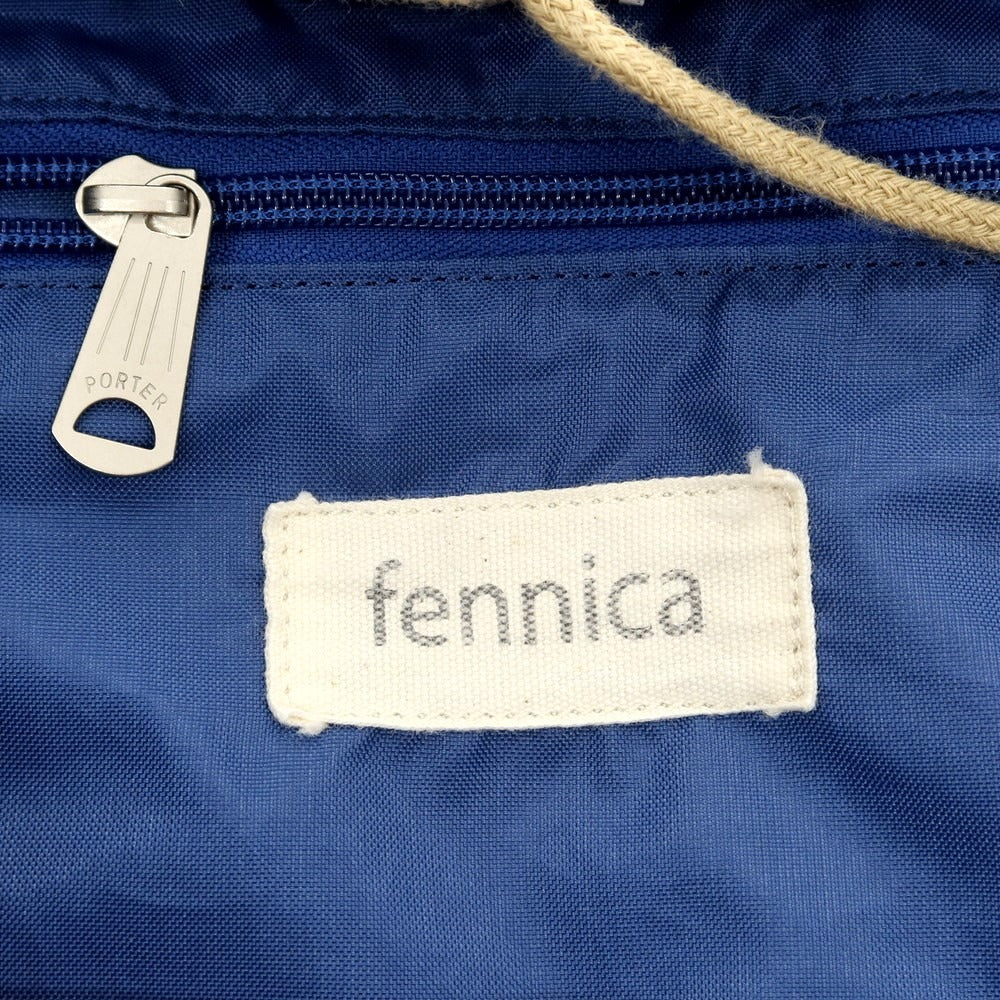 【中古】ポーター PORTER × fennica、B印YOSHIDA fennica Hill Pack キャンバス バックパック・リュック ブルー【 状態ランクC 】【 メンズ 】