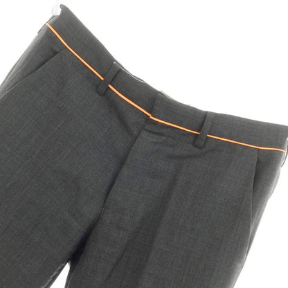 [Used] Kolor wool mohair casual slacks pants, dark gray x orange [2] [Condition rank B] ​​[Men&