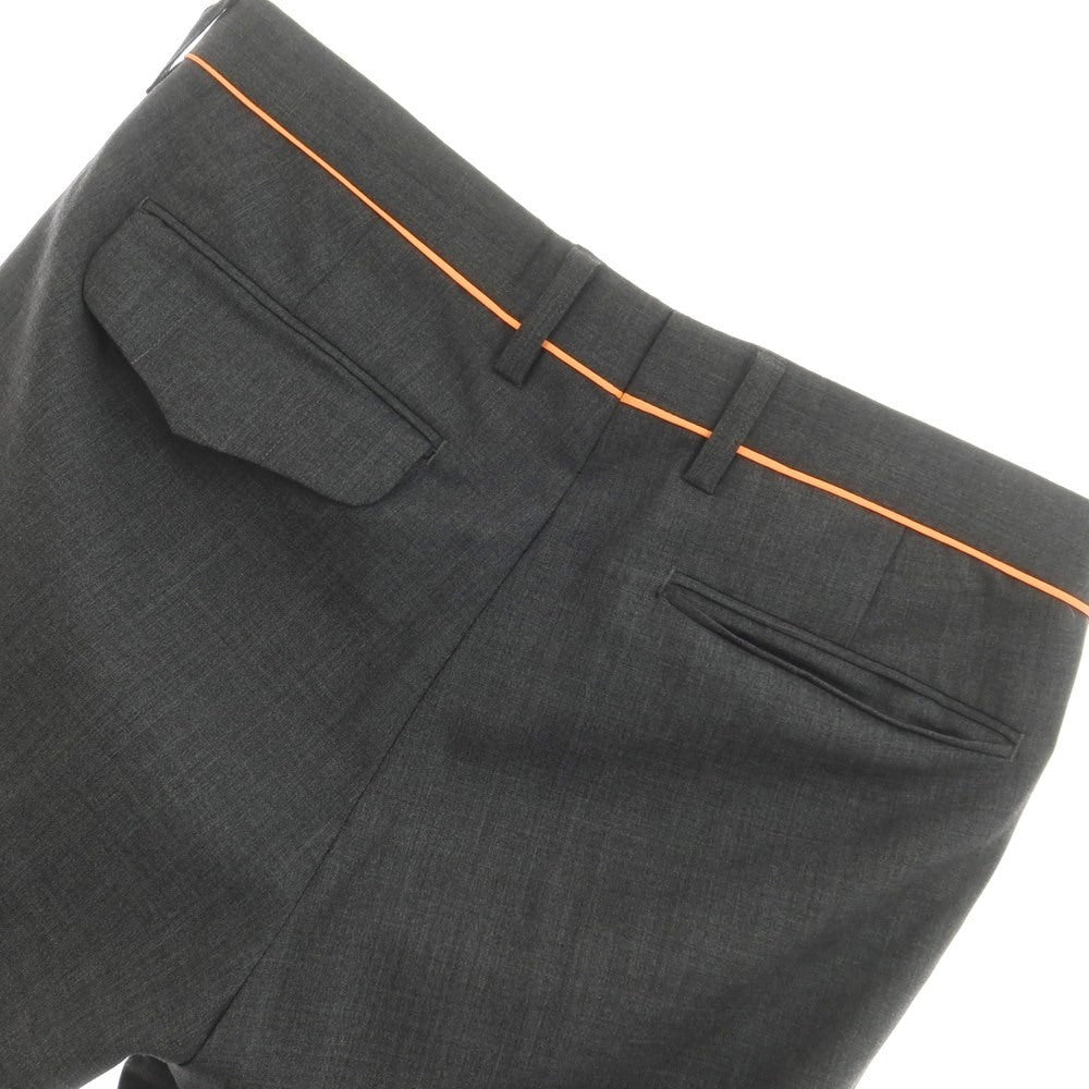 [Used] Kolor wool mohair casual slacks pants, dark gray x orange [2] [Condition rank B] ​​[Men&