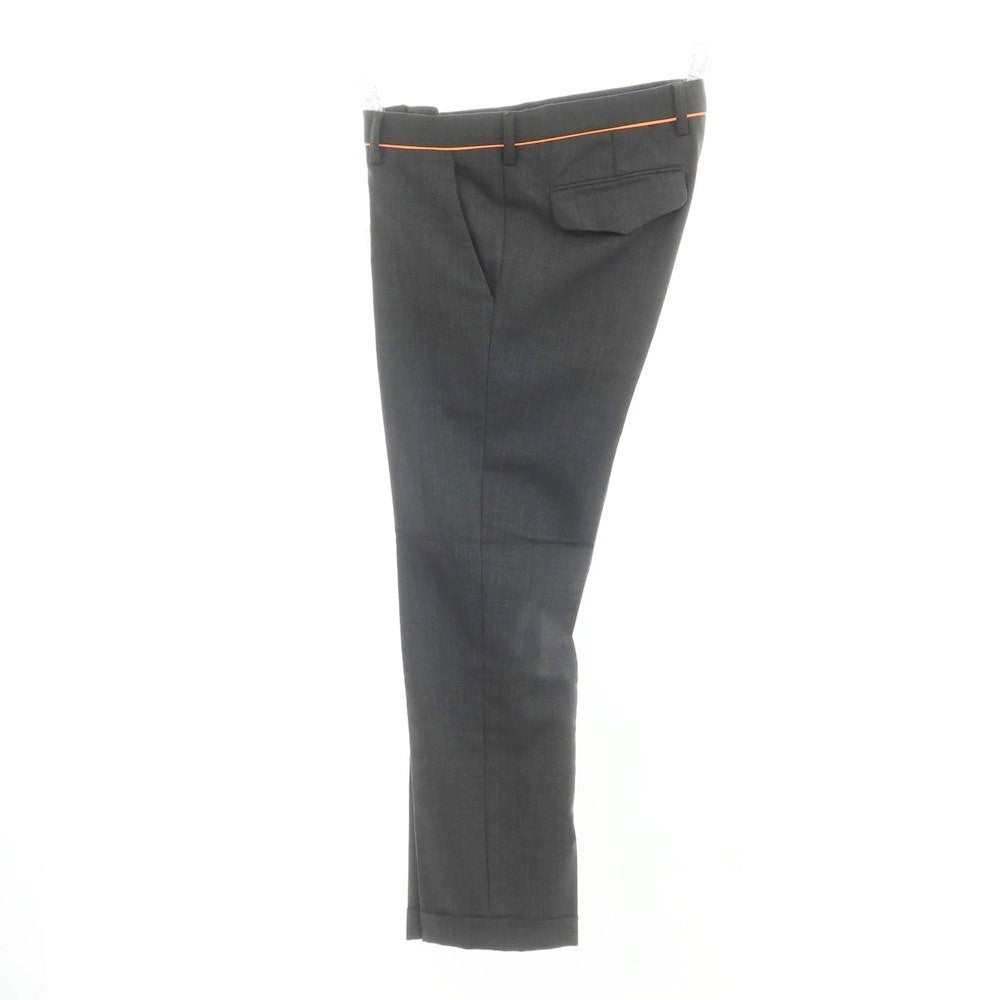 [Used] Kolor wool mohair casual slacks pants, dark gray x orange [2] [Condition rank B] ​​[Men&