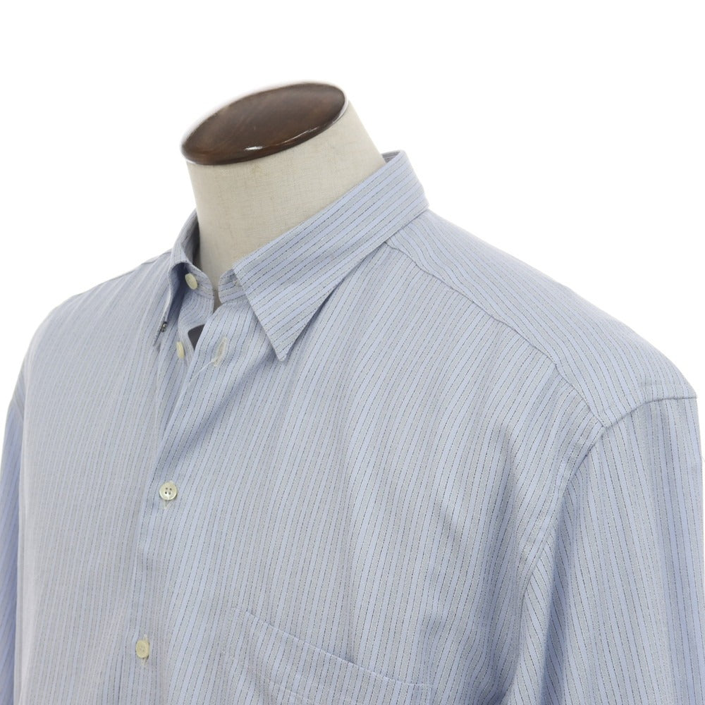 [Used] Giorgio Armani GIORGIO ARMANI Cotton Silk Snap Down Casual Shirt Light Blue [42] [Condition Rank A] [Men&