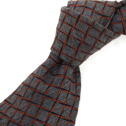 【中古】エルメネジルドゼニア Ermenegildo Zegna シルク ウール チェック柄ネクタイ グレーxブラウン【GRY】【A/W】【状態ランクB】【メンズ】【759081】
[CPD]