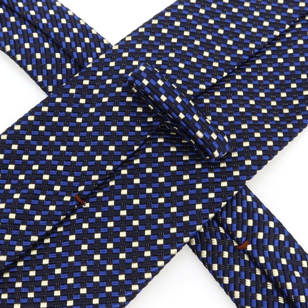 【中古】エルメネジルドゼニア Ermenegildo Zegna シルクコットン ネクタイ ダークネイビーxホワイト【NVY】【S/S/A/W】【状態ランクC】【メンズ】【759082】
[BPD]