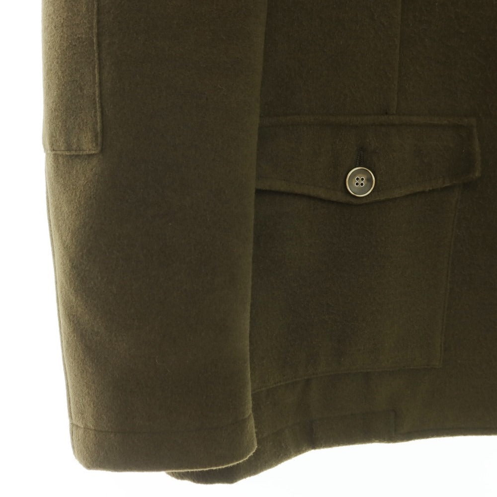 【中古】サルトリア フェスタ SARTORIA FESTA ウールナイロン 中綿 スタンドカラー ミリタリージャケット オリーブ【 44 】【 状態ランクC 】【 メンズ 】 [EPD]