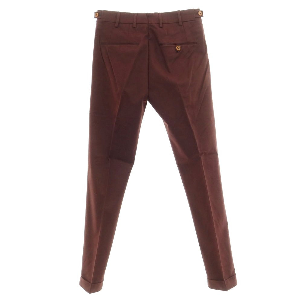 [Used] BERWICH Stretch Cotton Casual Slacks Pants Bordeaux [42] [Condition Rank B] ​​[Men&