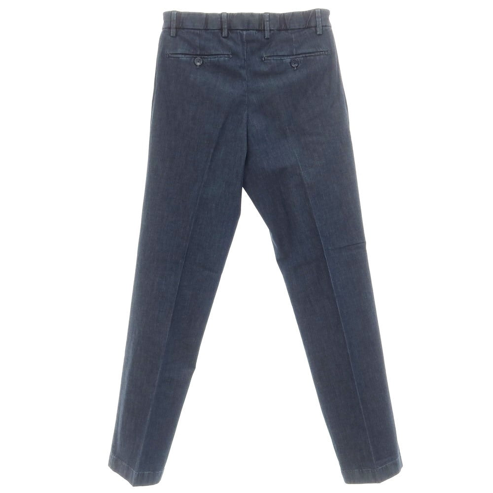 [Used] BRIGLIA 1949 Stretch Denim Casual Slacks Pants Navy [42] [Condition Rank C] [Men&