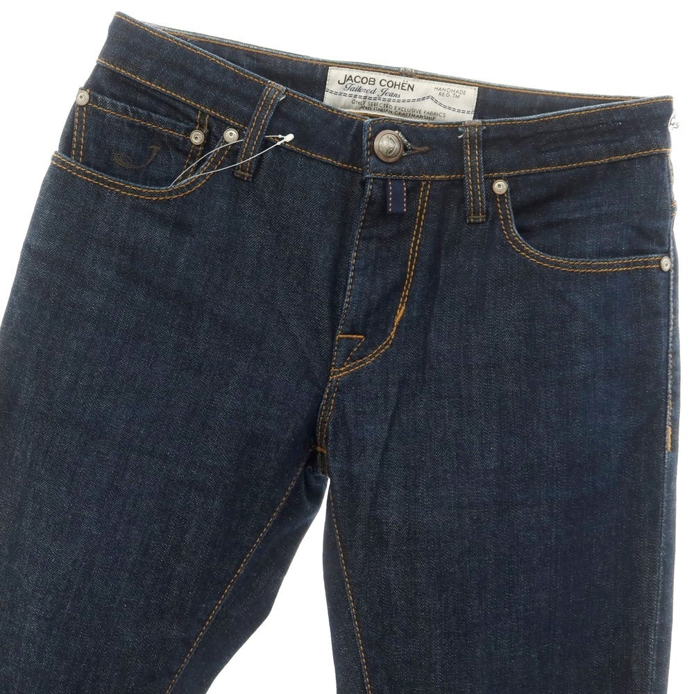 [Used] JACOB COHEN PW696 One-wash Denim Pants Jeans Navy [28] [Condition Rank B] ​​[Men&