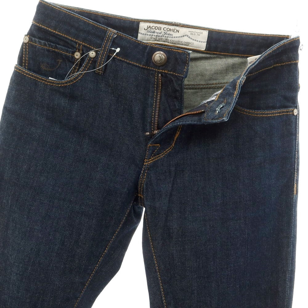 [Used] JACOB COHEN PW696 One-wash Denim Pants Jeans Navy [28] [Condition Rank B] ​​[Men&