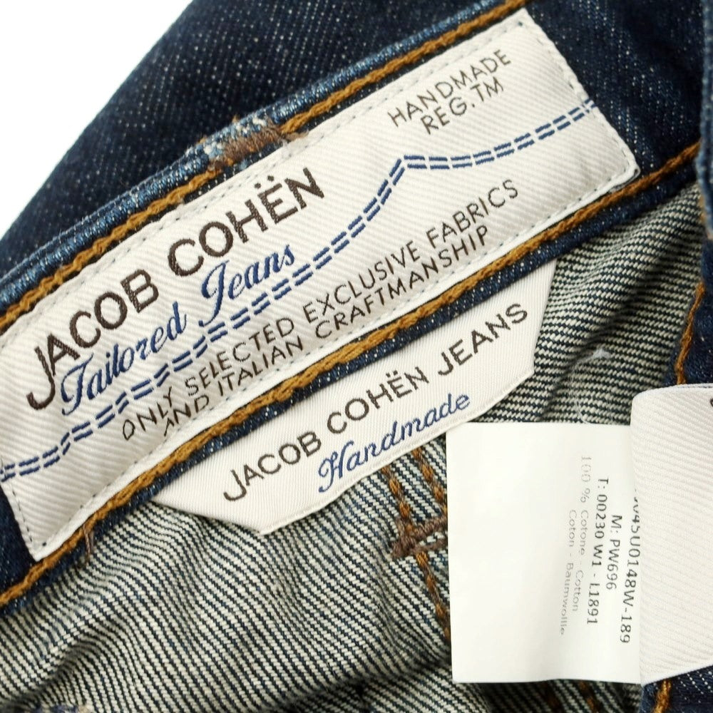 [Used] JACOB COHEN PW696 One-wash Denim Pants Jeans Navy [28] [Condition Rank B] ​​[Men&