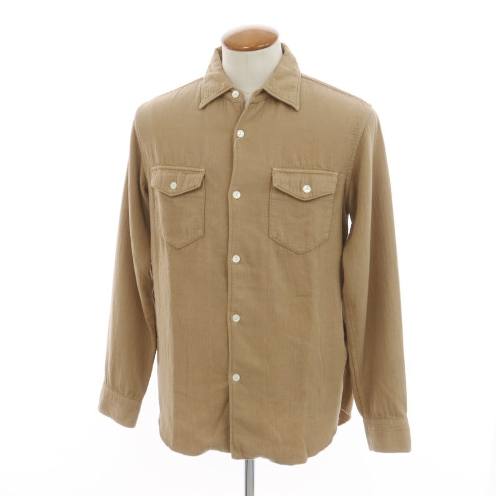 [Used] [Unused] Ron Herman Cotton Regular Collar Casual Shirt Brown [M] [Condition Rank S] [Men&