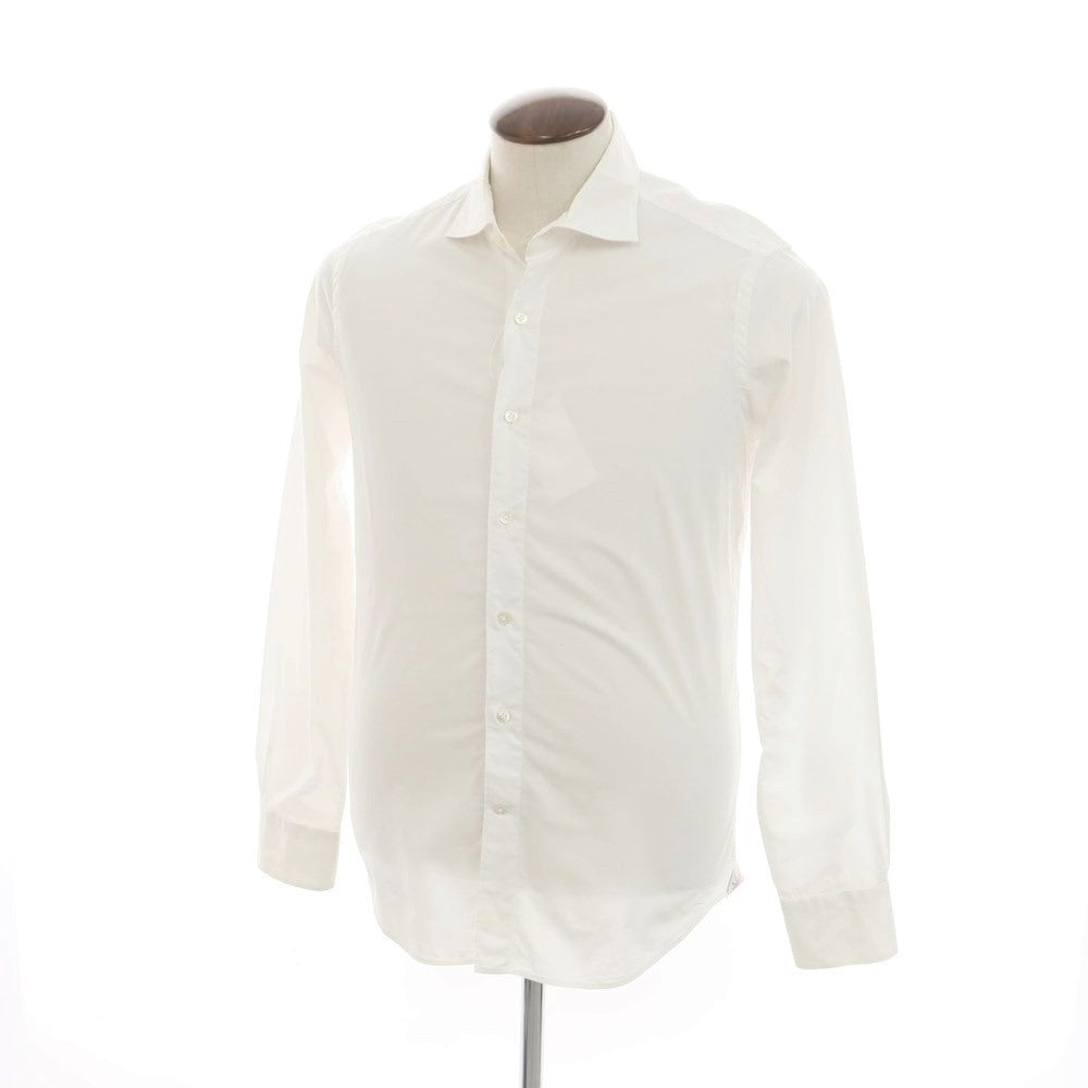 [Used] GALLIPOLI camiceria Cotton Wide Collar Casual Shirt White [50] [Condition Rank C] [Men&