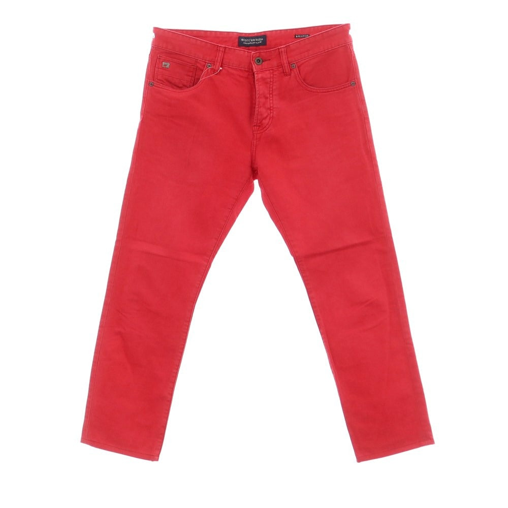 [Used] Scotch &amp;amp; Soda Cotton Twill 5 Pocket Pants Red [Size 32] [RED] [S/S/A/W] [Condition Rank C] [Men&