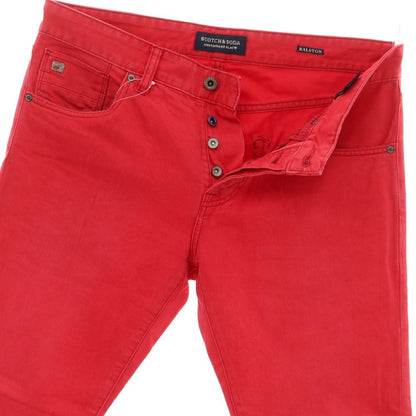 [Used] Scotch &amp;amp; Soda Cotton Twill 5 Pocket Pants Red [Size 32] [RED] [S/S/A/W] [Condition Rank C] [Men&