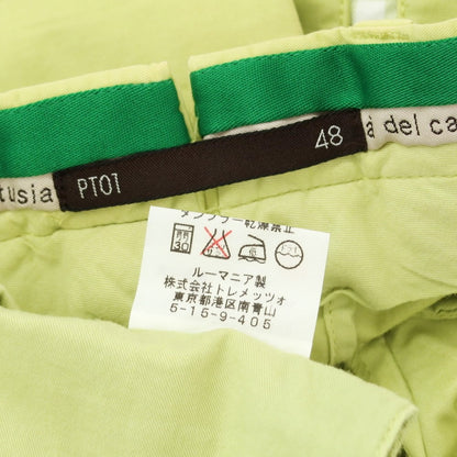 [Used] PT01 Cotton Casual Slacks Pants Light Green [Size 48] [GRN] [S/S] [Condition Rank D] [Men&