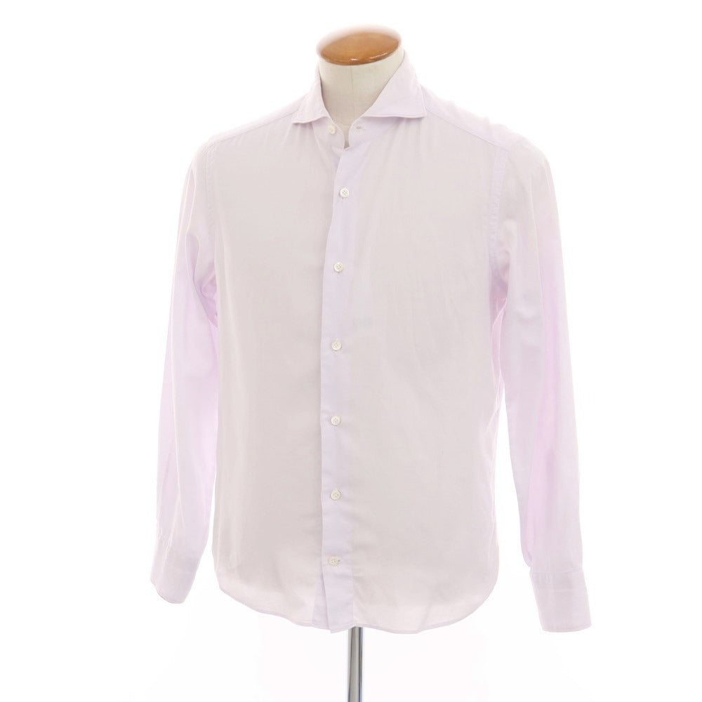 [Used] Giannetto Cotton Horizontal Collar Dress Shirt Light Purple [M] [Condition Rank C] [Men&