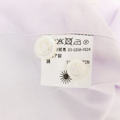 [Used] Giannetto Cotton Horizontal Collar Dress Shirt Light Purple [M] [Condition Rank C] [Men&