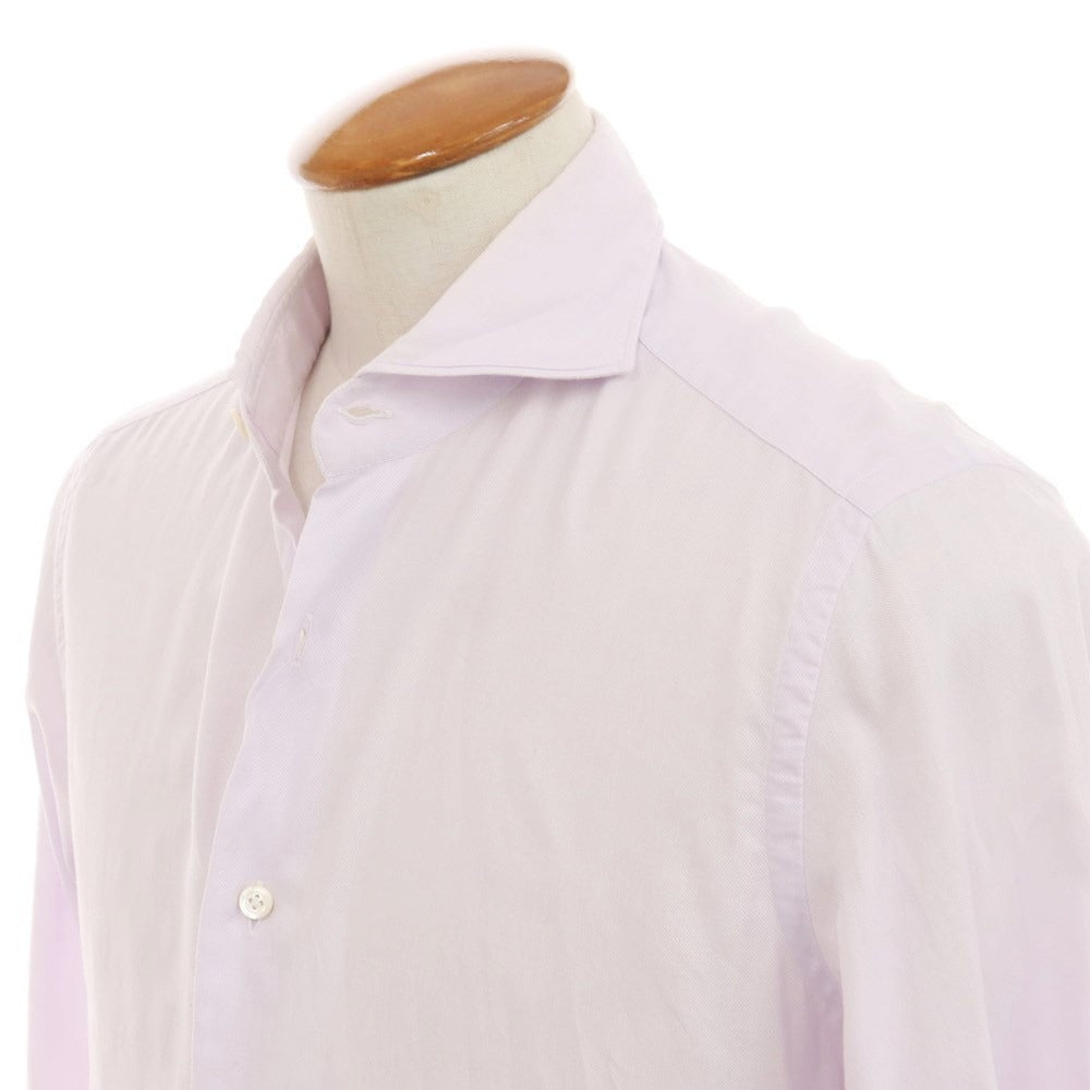 [Used] Giannetto Cotton Horizontal Collar Dress Shirt Light Purple [M] [Condition Rank C] [Men&